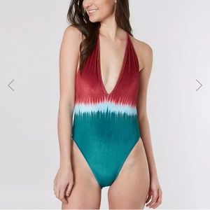 Bikini Lab Velvet Plunge Swimsuit